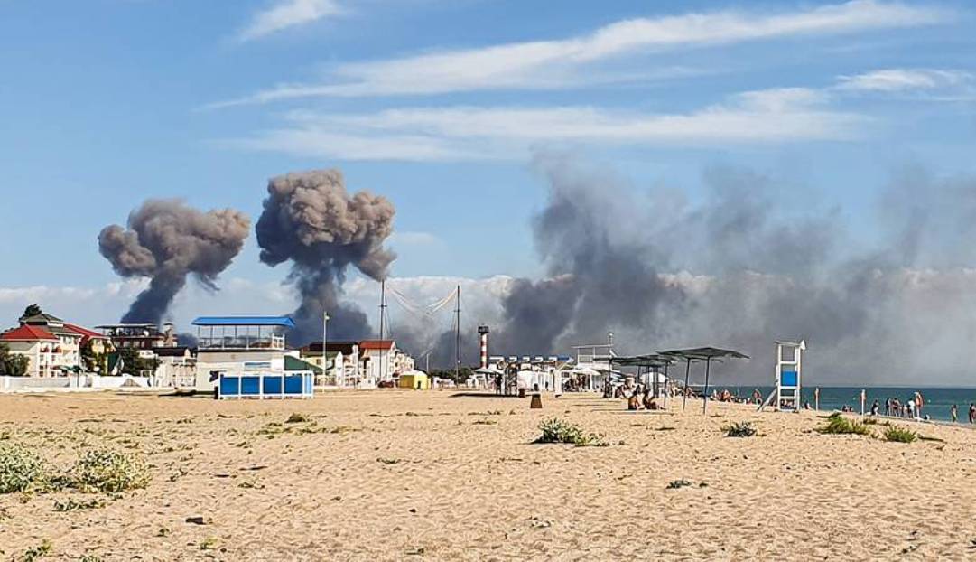 Na prostoru aerodroma na Krimu ekplodirala avio municija