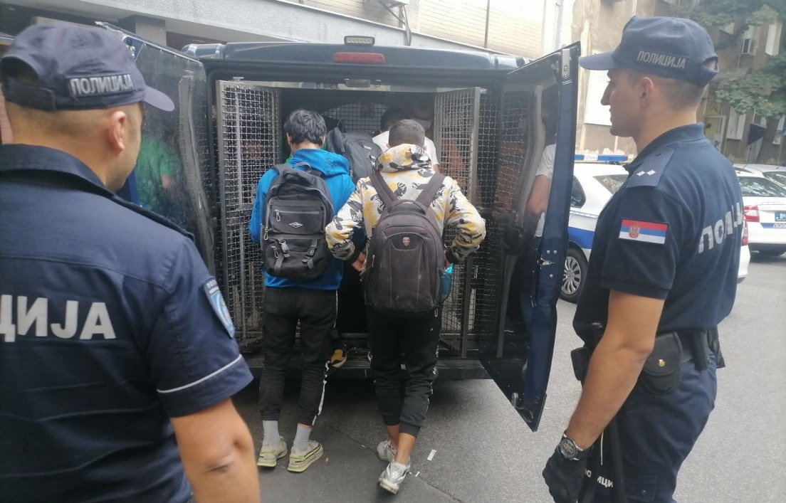 Beogradska policija sprovela 84 ilegalna migranta u prihvatni centar