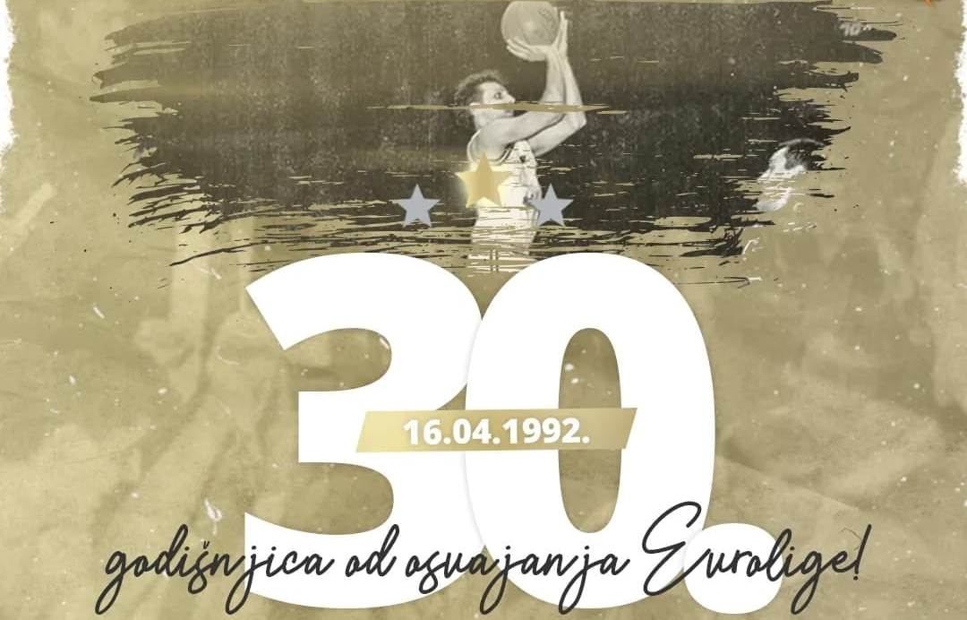 Košarkaši Partizana pre 30 godina osvojili evropsku titulu