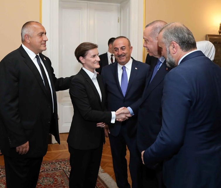 Brnabić u Sarajevu razgovarala sa Erdoganom i Borisovim 