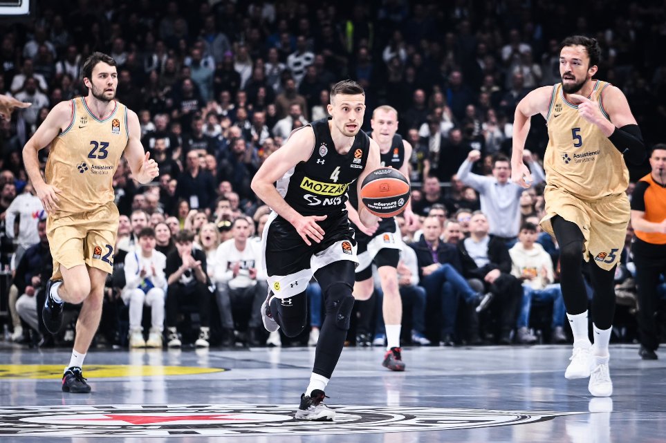 Košarkaši Partizana poraženi od Barselone u 31. kolu Evrolige