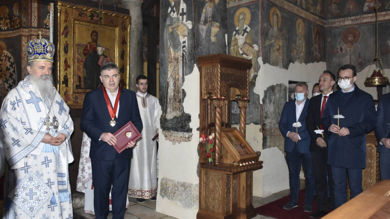 Lazić: Orden Kralja Milutina KBC-u Priština od izuzetnog značaja za našu ustanovu