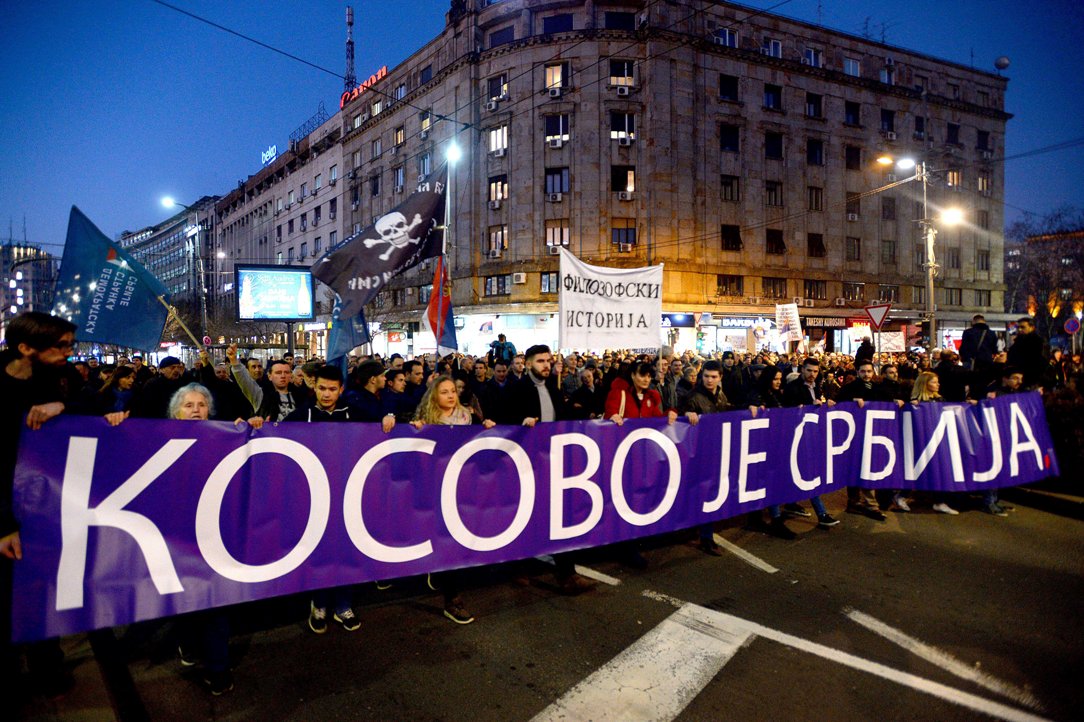 Protest u Beogradu: Kosovo je Srbija