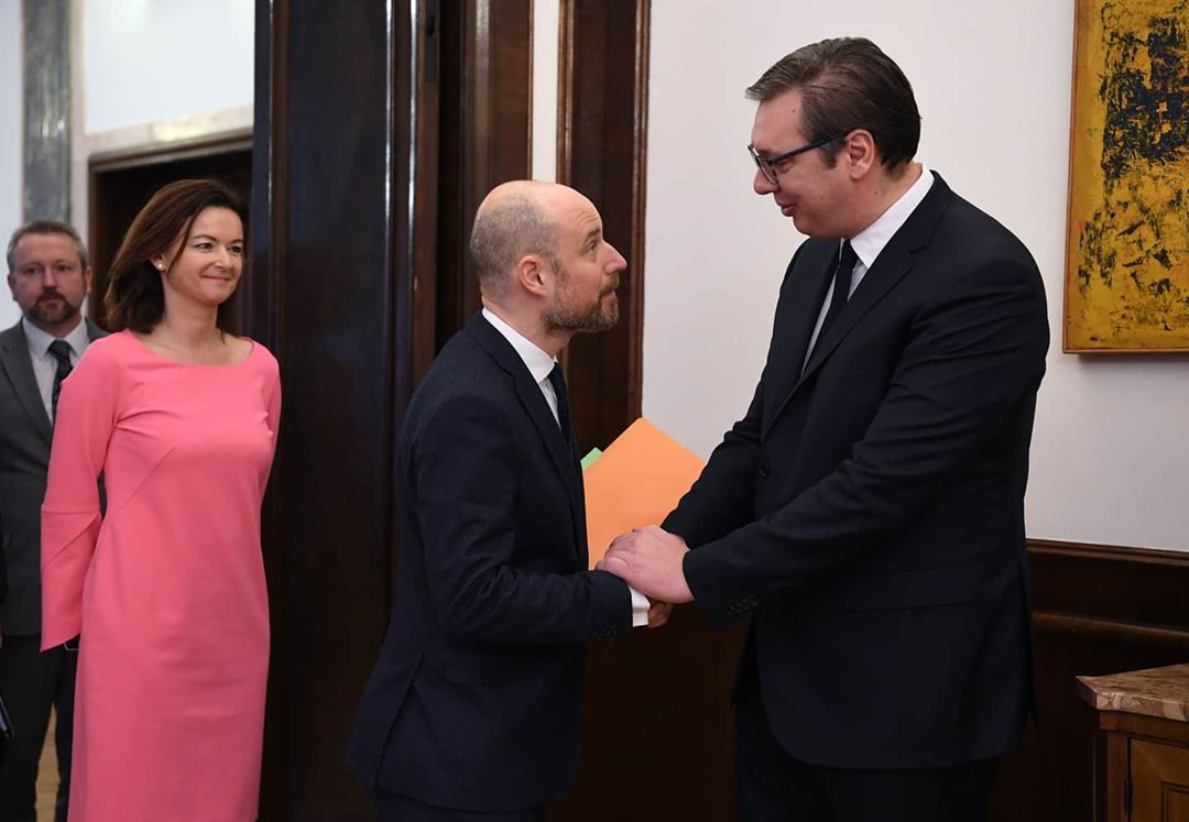 Vučić sa Bilčikom i Fajonovom o rezultatima međustranačkog dijaloga