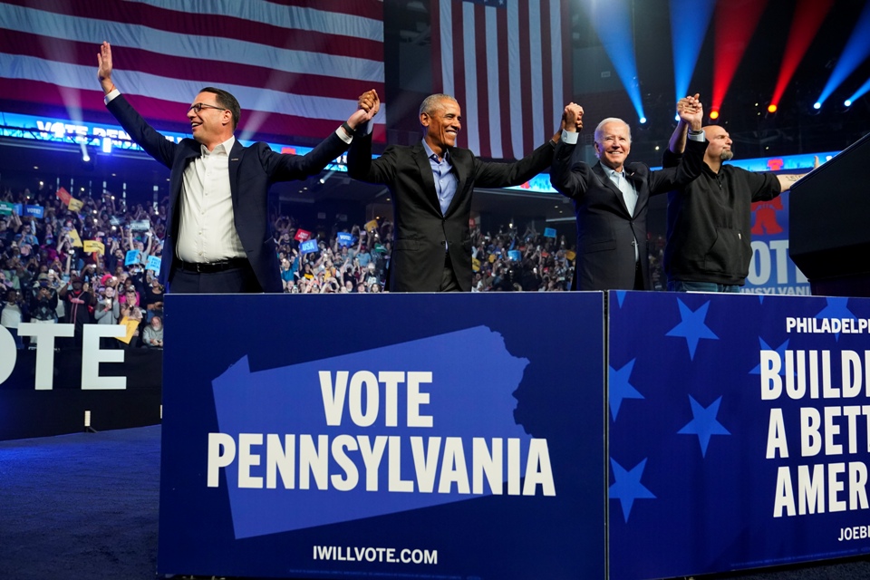 Tri predsednika SAD u Pensilvaniji, uz Bajdena i Obama i Tramp aktivni u predizbornoj kampanji