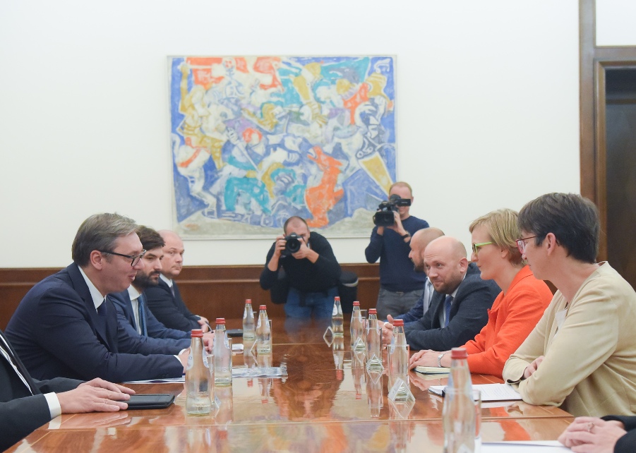 Vučić sa Franciskom Brantner o saradnji sa Nemačkom