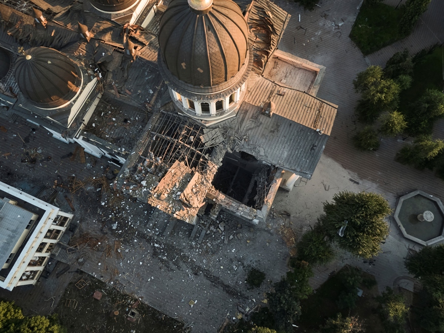 Kijev: Novi vazdušni napadi na Odesu, oštećena crkva Preobraženja