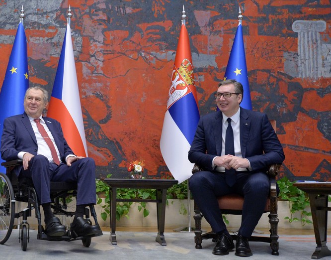 Vučić: Susret sa Zemanom istorijski i poseban za našu zemlju