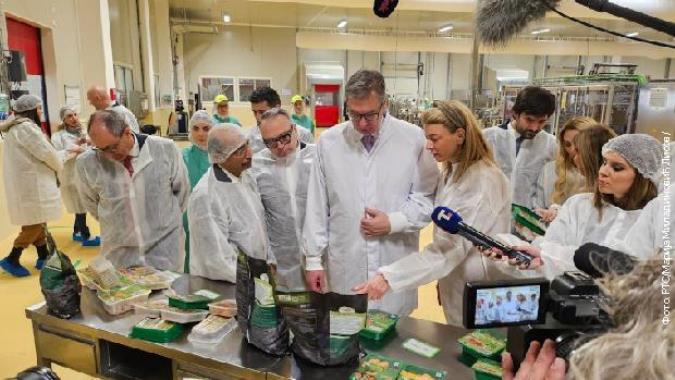 Vučić: Nova fabrika Nestle u Surčinu napravljena bez subvencija