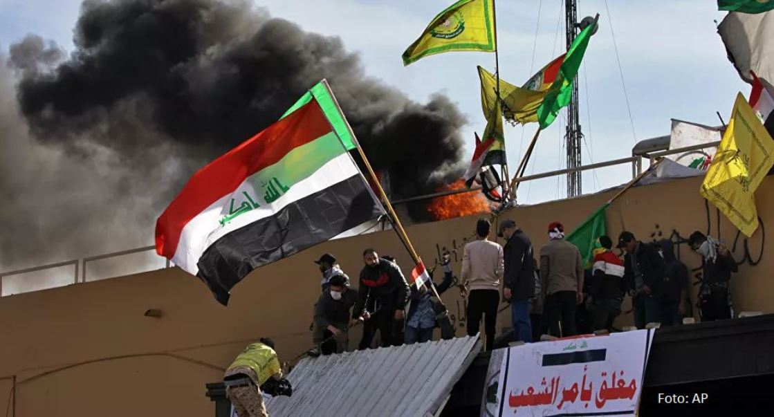 Raketni napadi na američku ambasadu u Bagdadu