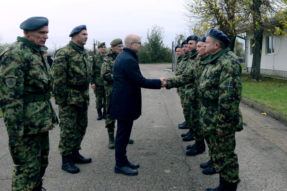 Vučević i Mojsilović obišli dežurnu jedinicu 250. raketne brigade za PVD