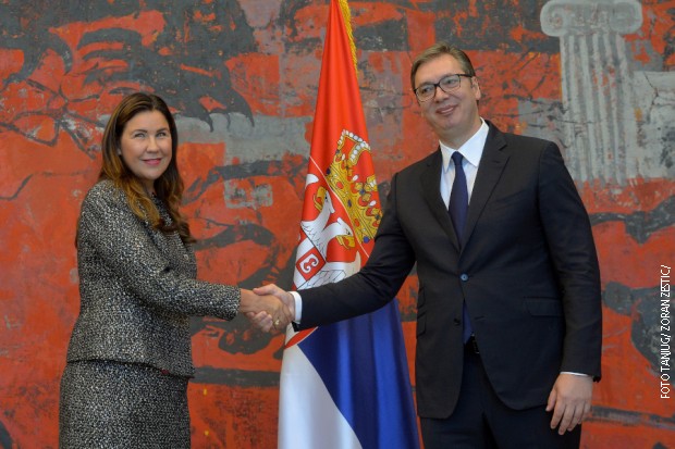Vučić primio akreditivna pisma ambasadora Švedske, Katara i Australije