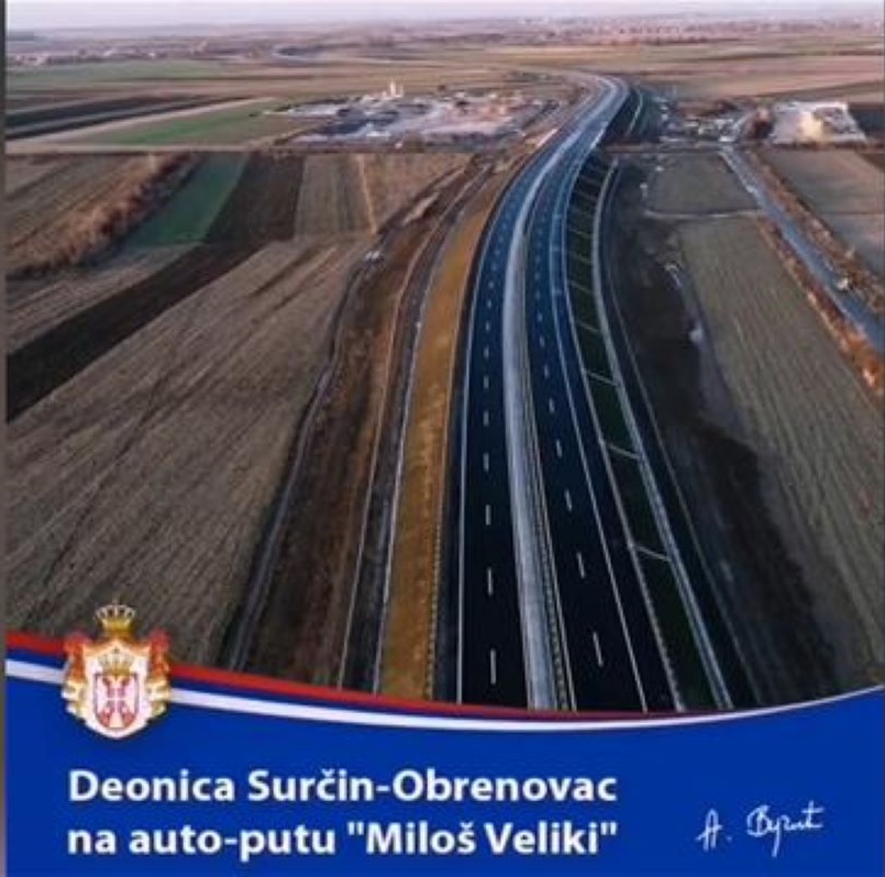Vučić uoči otvaranja puta: Srbija se gradi na svakom koraku