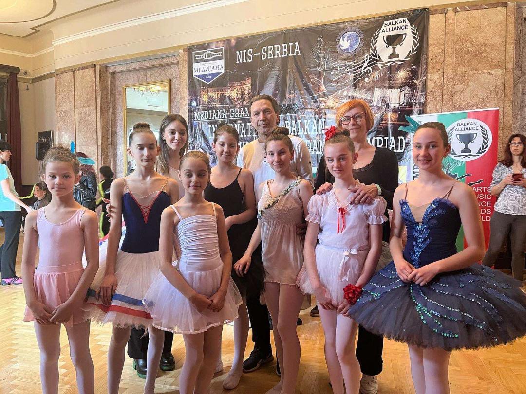 Baletska škola Doma kulture Gračanica osvojila pet prvih i dva druga mesta na olimpijadi muzike i plesa centralnog Balkana