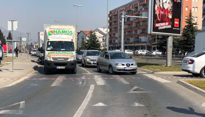 Blokada saobraćaja u Podgorici, bez protesta u Nikšiću i Bijelom Polju