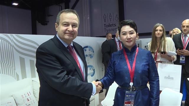 Dačić sa ministarkom spoljnih poslova Mongolije