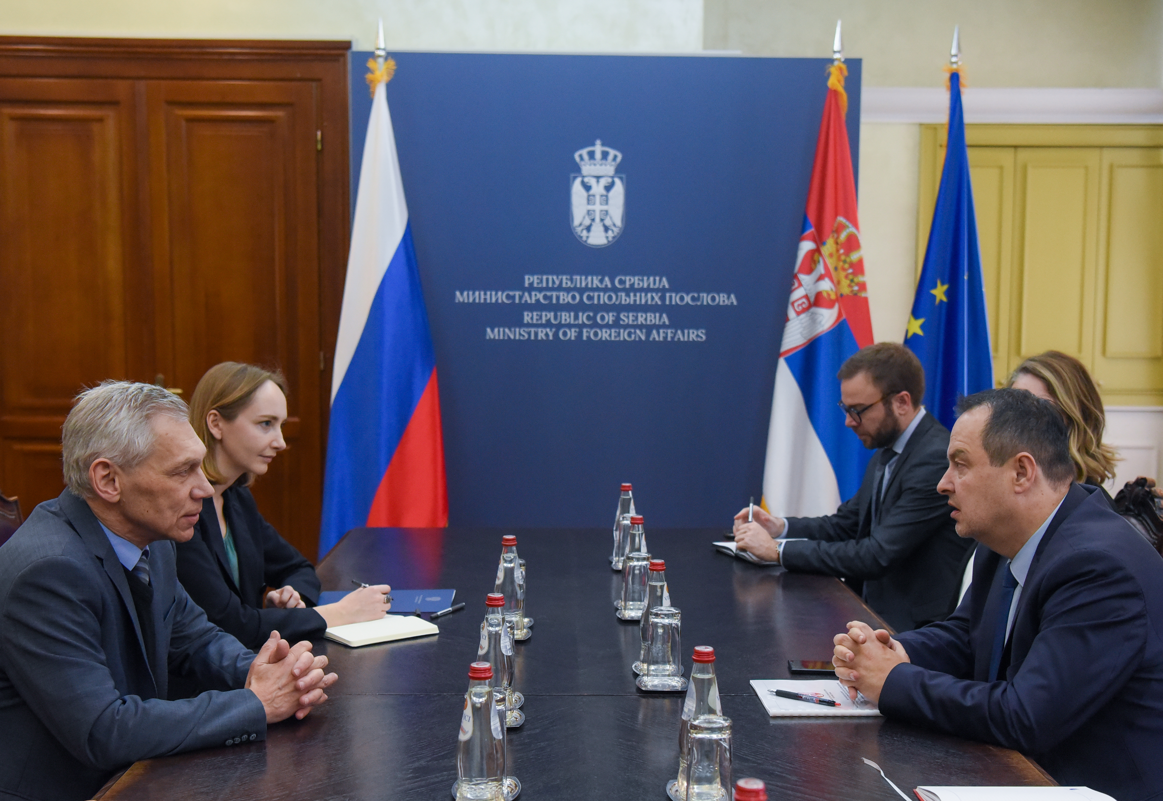 Ministar Dačić razgovarao o bilateralnim odnosima sa ambasadorom Ruske Federacije