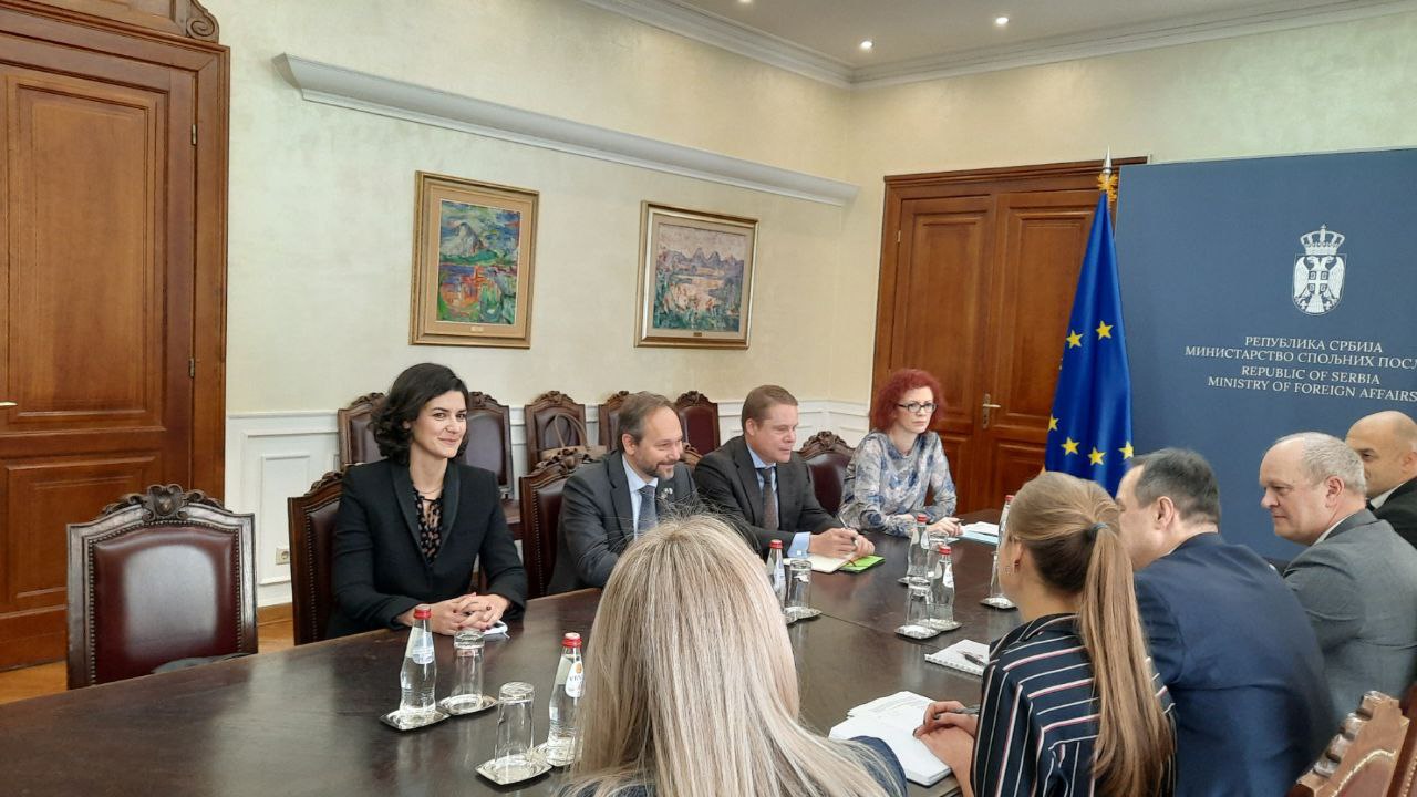Dačić se sastao sa šefom Delegacije EU u Srbiji 
