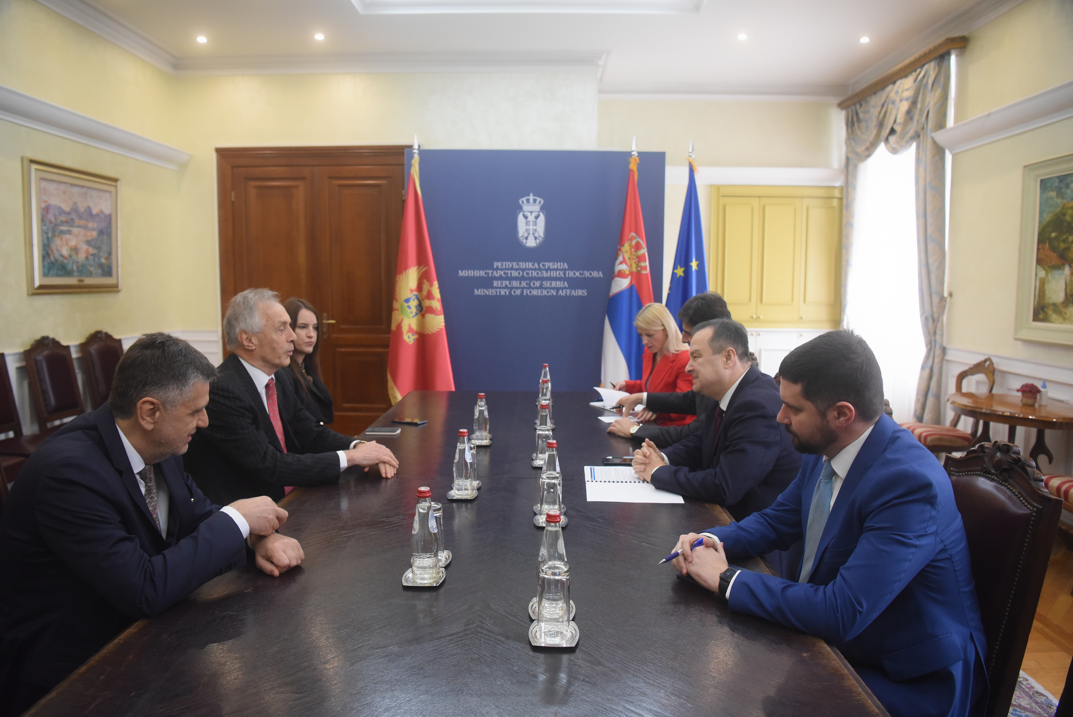 Dačić i Lekić: Dodatno unaprediti bilateralne odnose Srbije i Crne Gore 