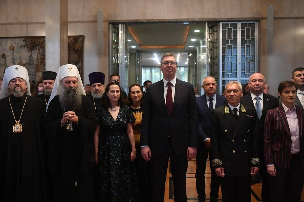 Obeležen Dan Rusije u Beogradu, Vučić uručio čestitku za Putina
