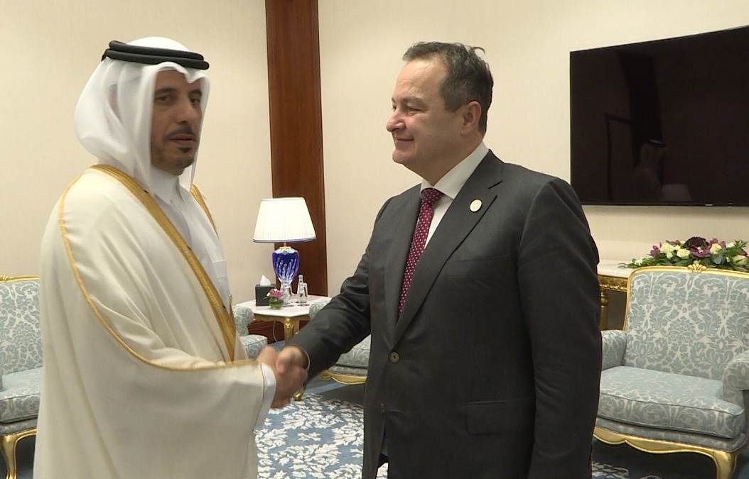 Dačić sa premijerom i ministrom spoljnih poslova Katara
