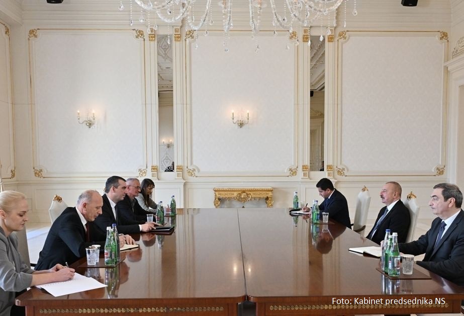 Orlić sa predsednikom Azerbejdžana u okviru zvanične posete Bakuu