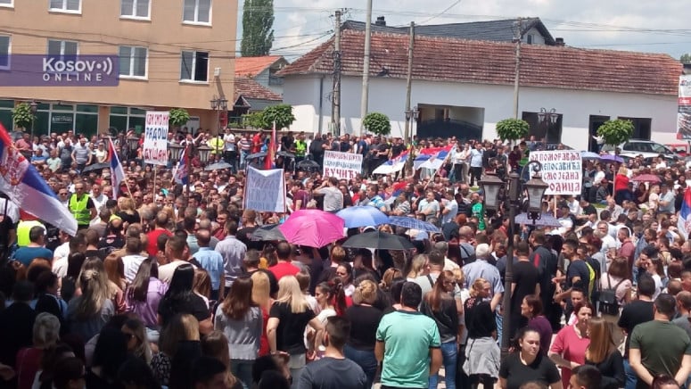 U Gornjem Kuscu skup u znak podrške Srbima sa severa Kosova i Metohije