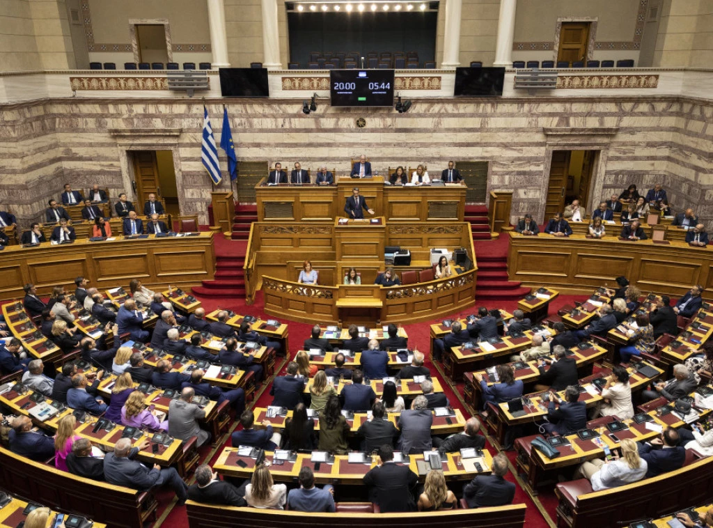 Grčka: Parlament podržao četvorododišnji plan nove vlade Kirjakosa Micotakisa