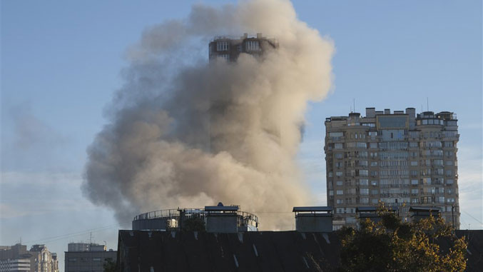 Kijev na meti vazdušnih napada, u gradu se čuju eksplozije
