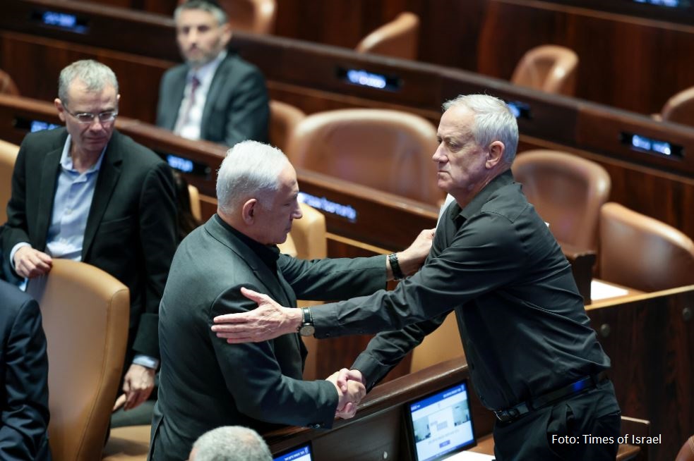 Kneset izglasao vladu nacionalnog jedinstva