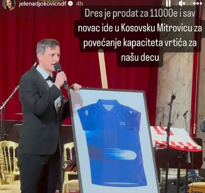 Bečki Svetosavski bal: Prihod od Đokovićeve majice za vrtić u Kosovskoj Mitrovici