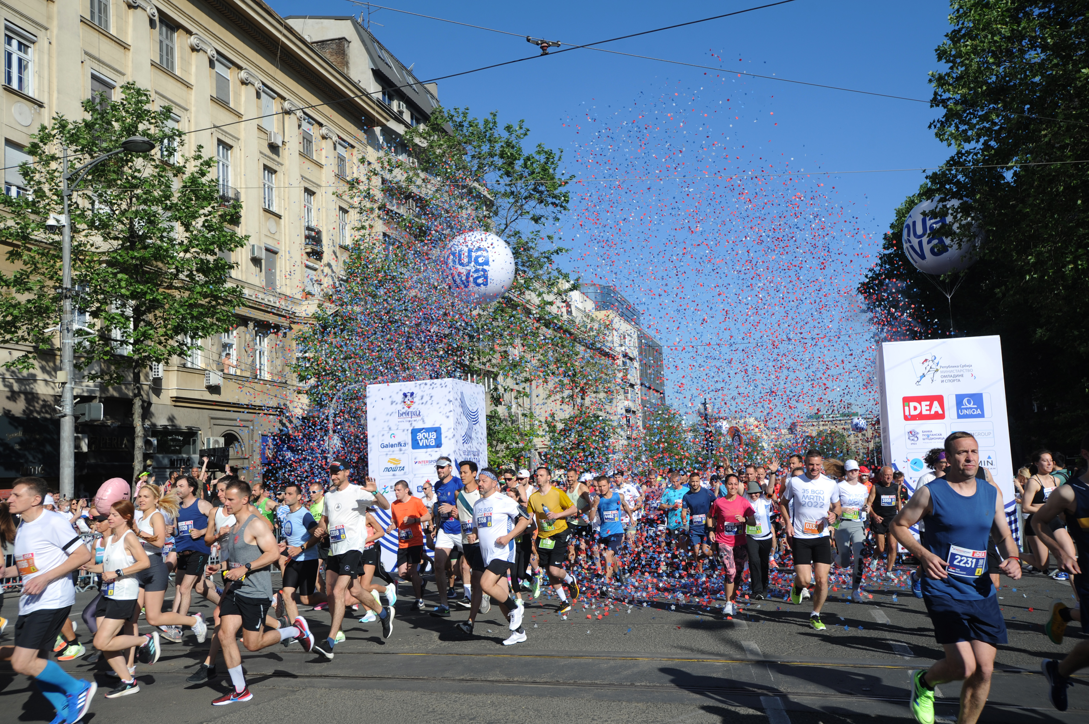 Počeo jubilarni 35. Beogradski maraton, učestvuje 6.700 trkača 