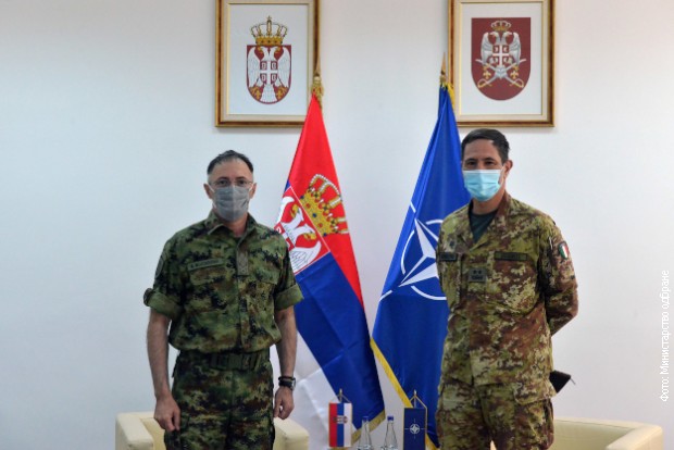 Mojsilović sa komandantom Kfora o bezbednosnoj situaciji na Kosovu i Metohiji