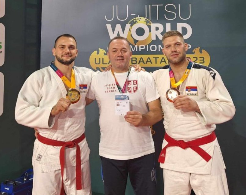 Srbija osvojila tri medalje na SP u džiu džicuu, Nikola Trajković odbranio svetsku titulu