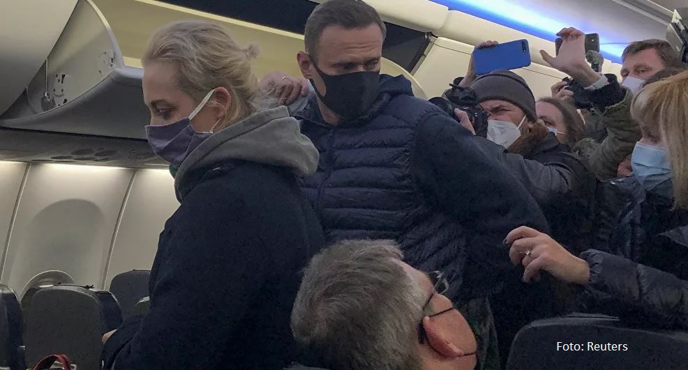 Navaljni priveden na aerodormu Šeremetjevo u Moskvi