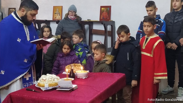 Sveti Sava skromno, ali ne manje svečano proslavljen u Orahovcu