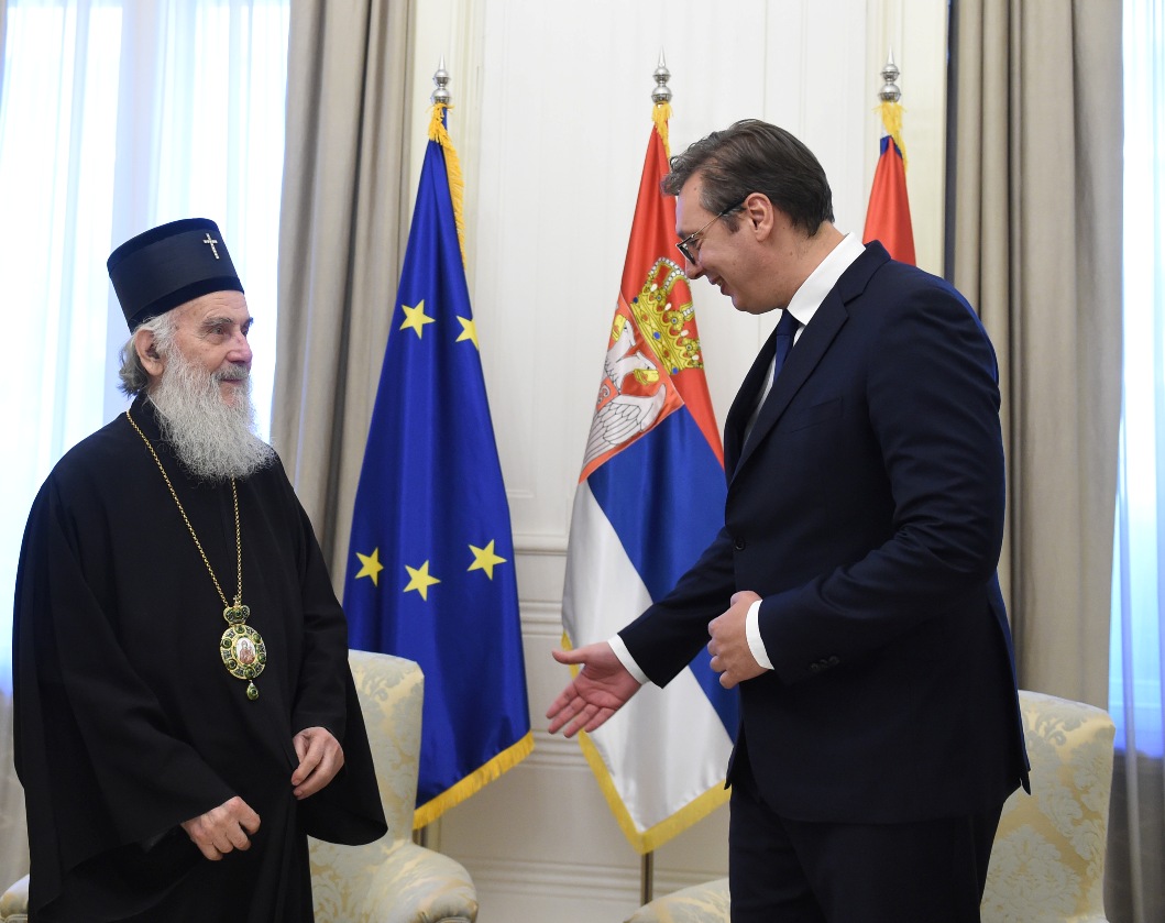  Vučić sa patrijarhom o KiM :  Ostaje nam da se borimo koliko možemo