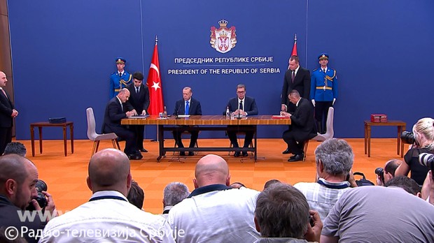 Potpisano 7 međudržavnih sporazuma i protokola između Srbije i Turske