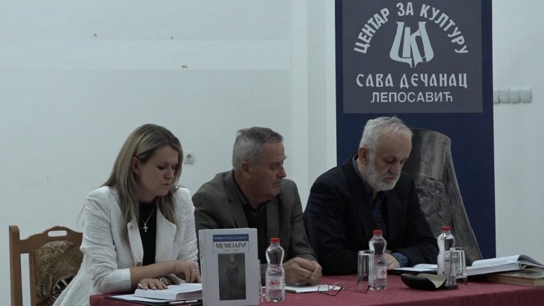 U Leposaviću održana promocija knjige ,,Pukovnik Pavle Blažarić - Memoari''