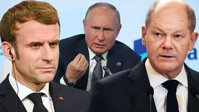 Šolc i Makron tražili od Putina hitan prekid vatre