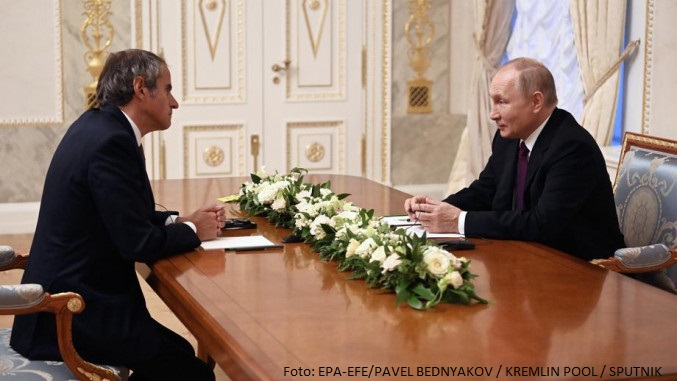 Putin i Grosi o situaciji oko nuklearke u Zaporžju