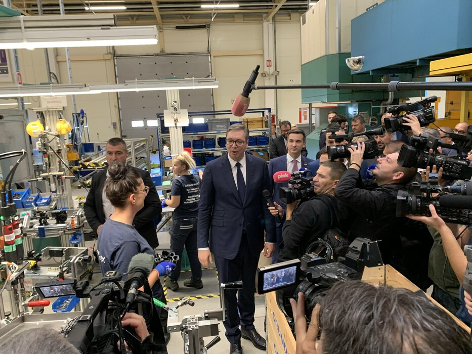 Grundfos otvorio novu fabriku u Inđiji; Vučić: Obećano povećanje plata za 15 odsto