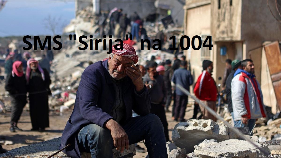 O danas dostupan i SMS broj za pomoć Siriji