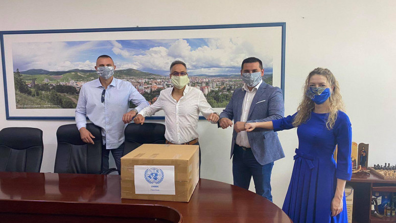 Unmik donirao 5000 maski za potrebe građana Severne Mitrovice