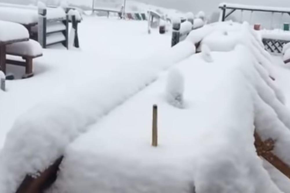 U Sloveniji palo i do 80 centimetara snega