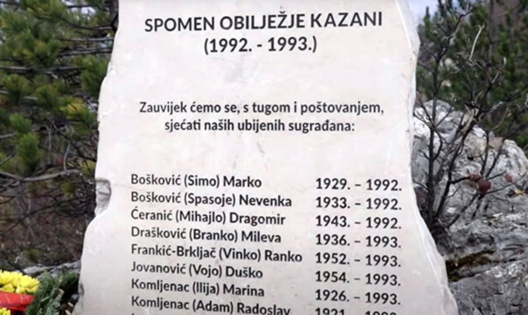 Oskrnavljen spomenik srpskim žrtvama na Kazanima; Nešić: Pretnja preostalim Srbima u Sarajevu