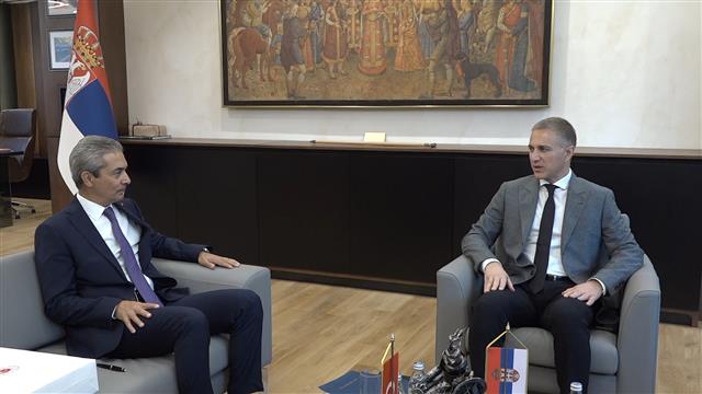 Stefanović i ambasador Turske o saradnji u oblasti odbrane 