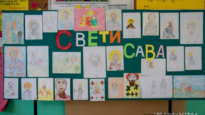 Program posvećen Svetom Savi i školi tokom pandemije sutra u osnovnim školama u Kosovskoj Mirovici