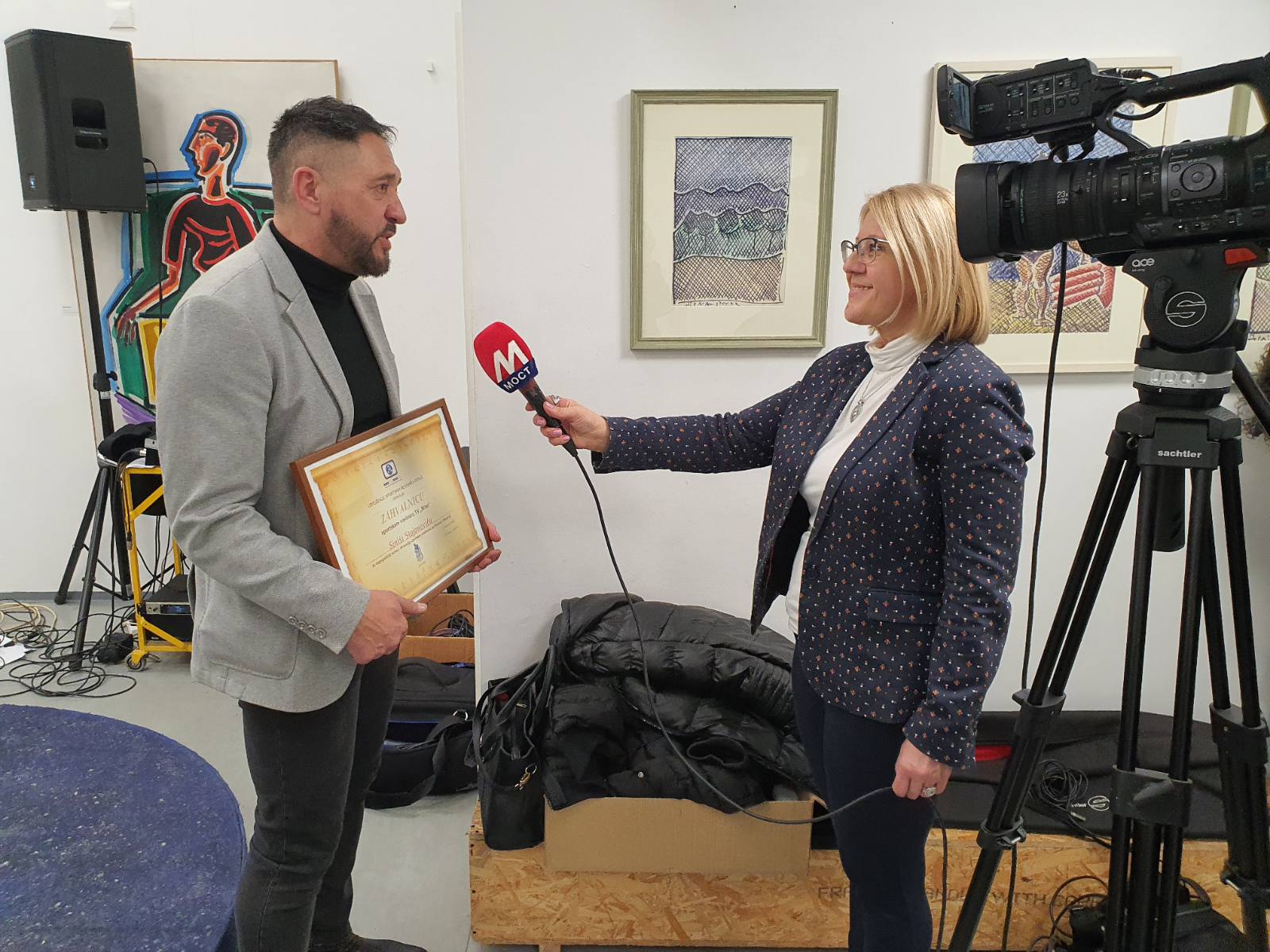 Udruženje sportskih novinara Srbije dodelilo priznanje našem kolegi Siniši Stojanoviću