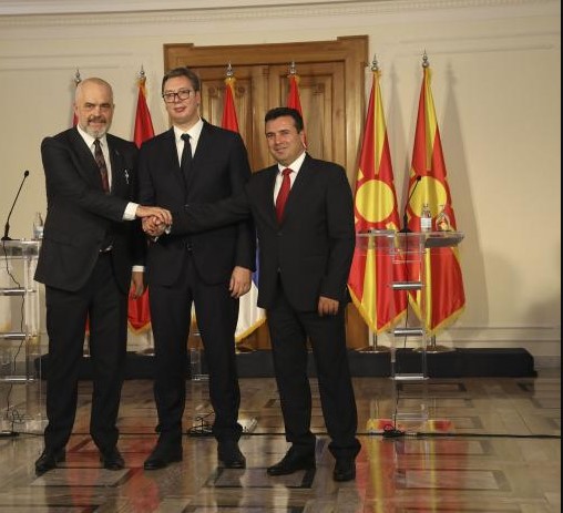 Vučić, Rama i Zaev traže podršku Berlina za Otvoreni Balkan